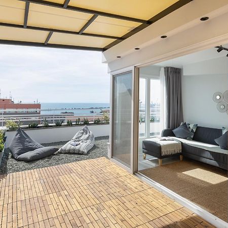 Ferienwohnung Port De L'Eau Roof Garden Thessaloniki Exterior foto