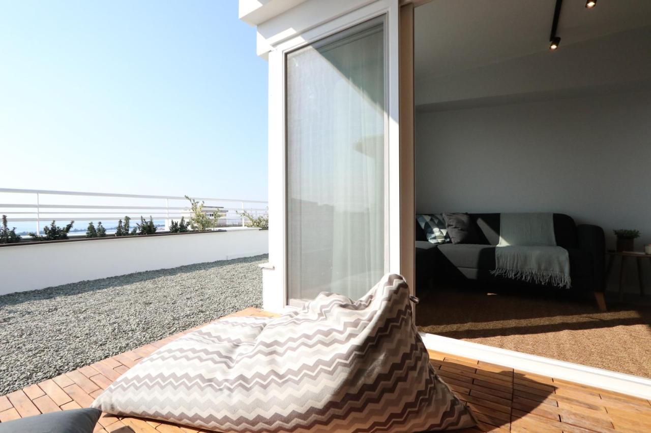 Ferienwohnung Port De L'Eau Roof Garden Thessaloniki Exterior foto