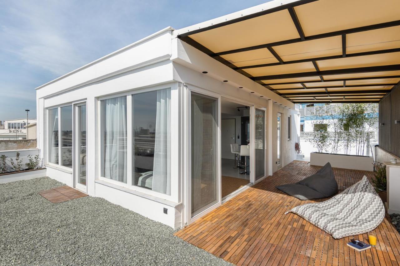 Ferienwohnung Port De L'Eau Roof Garden Thessaloniki Exterior foto